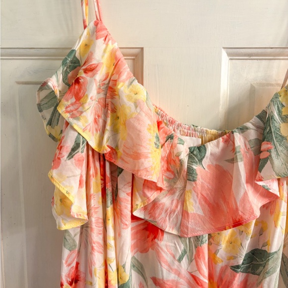 Floral Off-Shoulder Maxi Dress - Picture 3 of 4